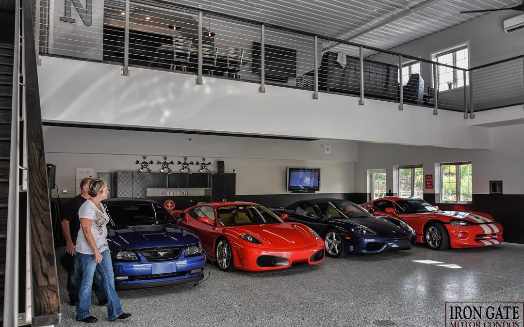 Car condo complex lets auto fanatics mingle, entertain, store collections in luxury